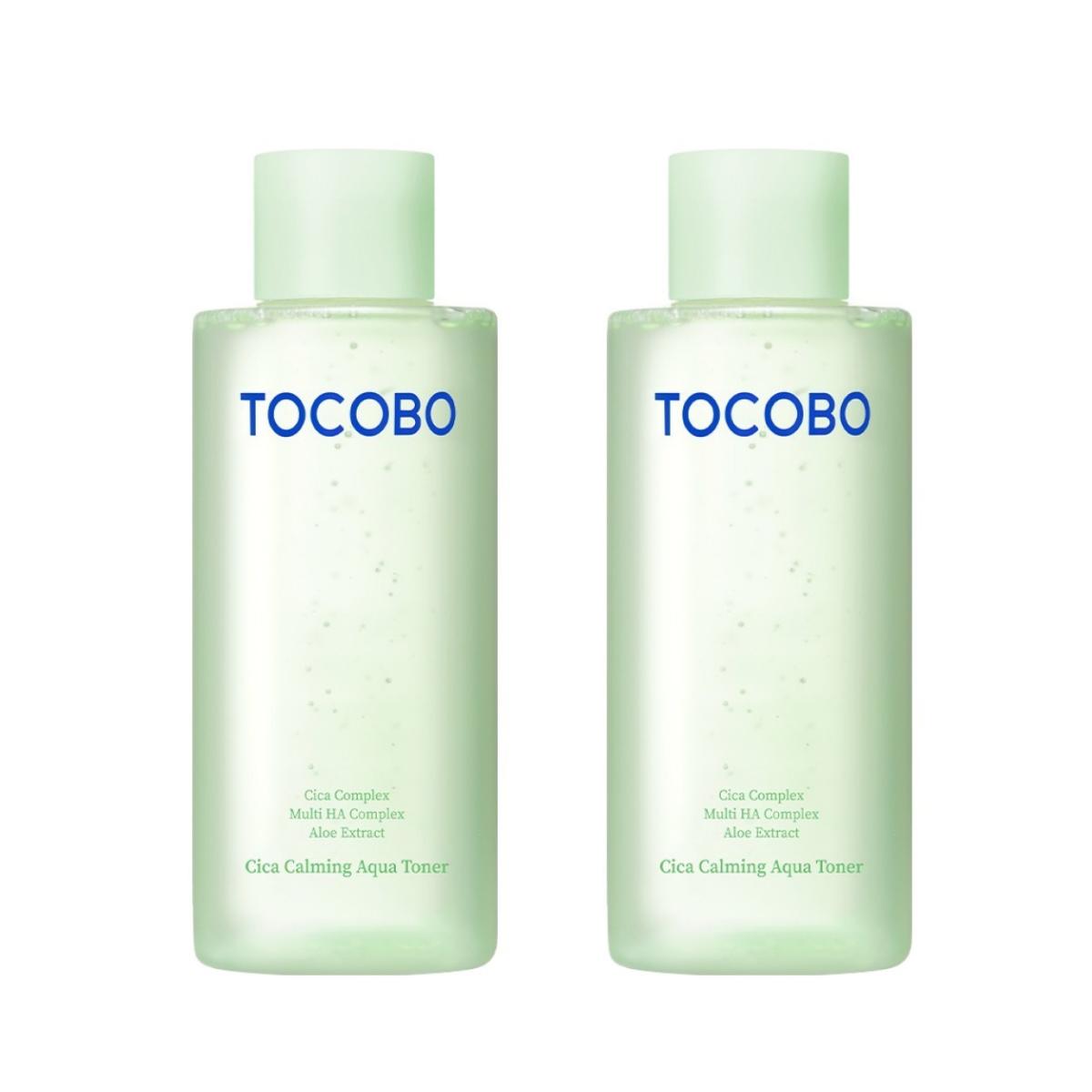 TOCOBO CICA Calming Aqua Toner Soothing & Hydrating Skin Care 200ml x2