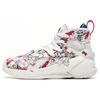 KT4 Girl 'Hello Kitty' Thompson High Top Basketball Shoes Women's White Red Blue A32011110-1