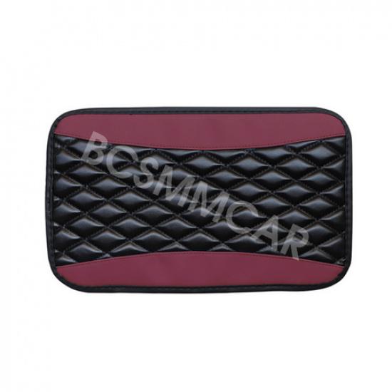 Leather Car Armrest Pad Storage Box Mat Cushion Cover Protector Waterproof