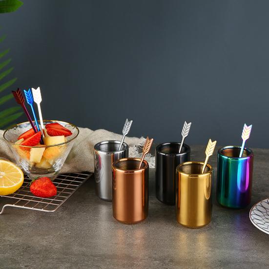 Dessert Picks Arrow Shape Anti-rust 304 Stainless Steel Wedding Party Buffet Picks