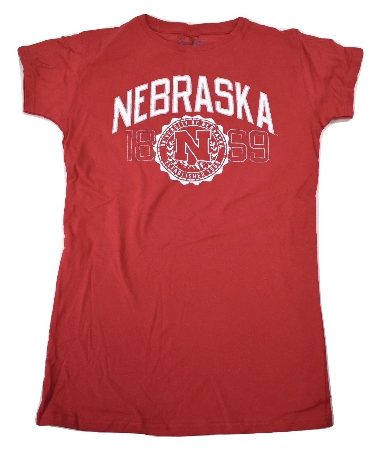 J America Womens Nebraska Huskers Shirt New S S