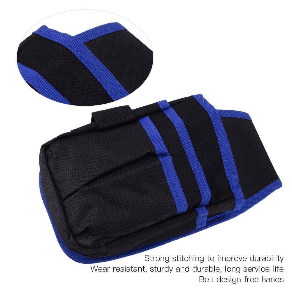 

6 Pocket Tool Waist Bag Oxford Cloth Utility Tool Belt Durable Tool Pouch Garden Storage синий