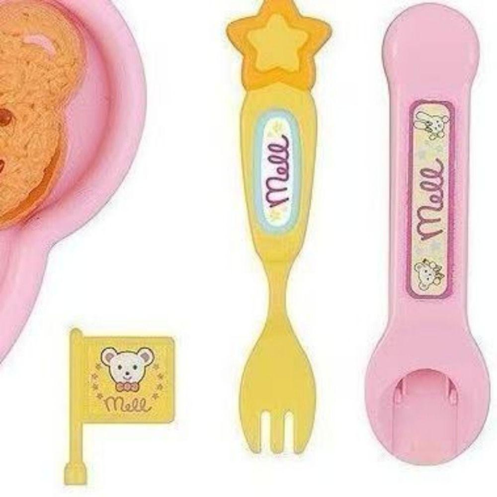 Role Play Play House Toys Early Education Pudding Feeding Set Food Feeding Toys  Desktop Ornament