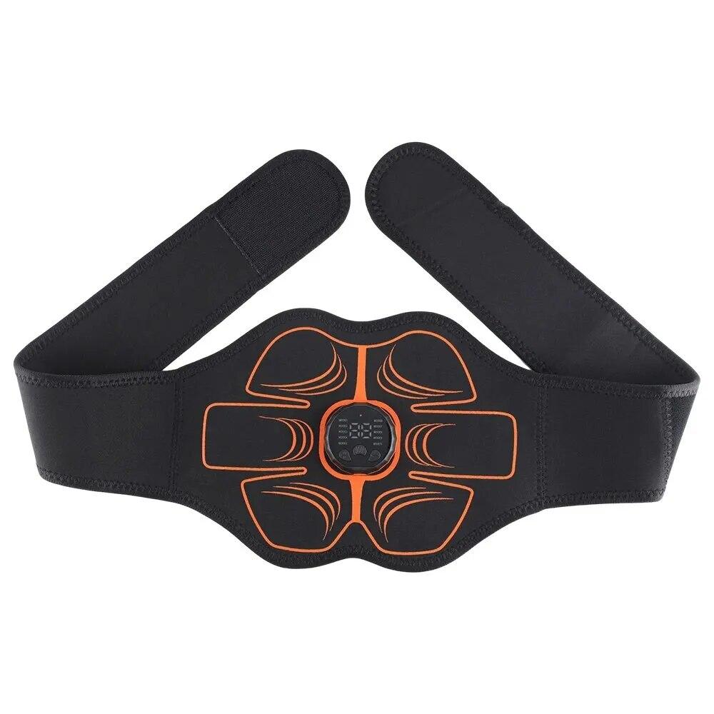 Micro-current Slimming Belt Home Rechargeable Training and Abdominal Fitness Device with 10 Massage Modes Body Shaping Massager