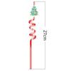 Spiral Christmas Plastic Straw Food Grade Christmas Party Decor Christmas Cartoon Straw  Children