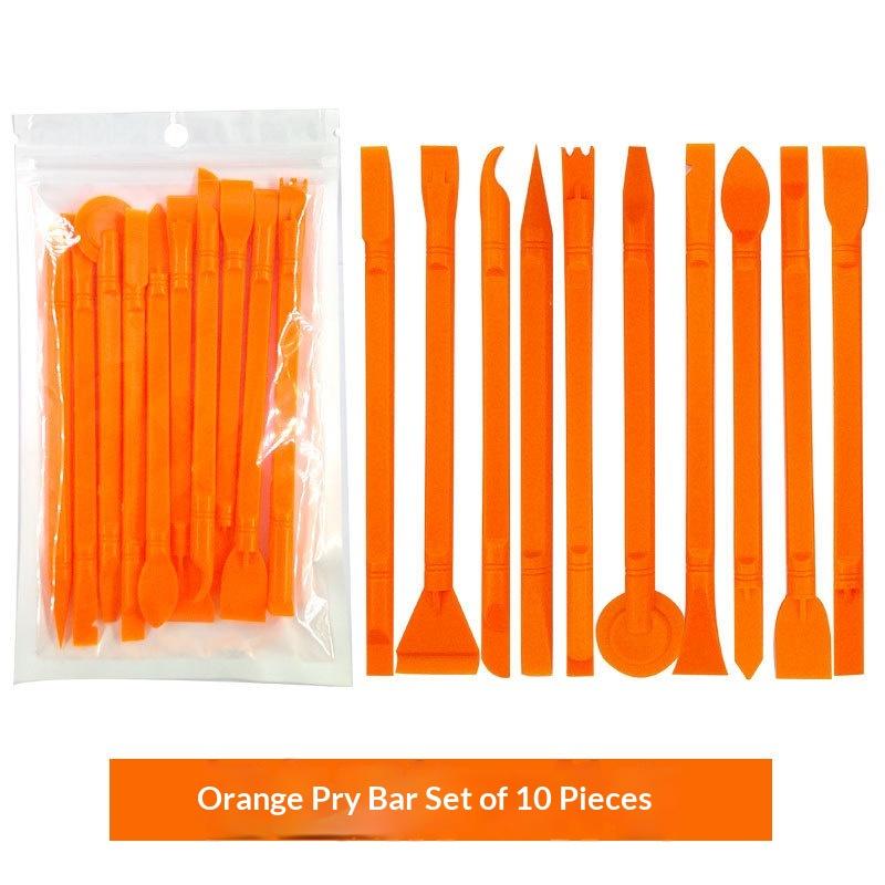 

10Pcs/Set 10 In 1 Plastic Crowbar Disassembly Spudger Opening Tools Kit For Phone Pad Tablets Laptop Pc Repairing Opening Tools оранжевый