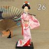 Krásné japonské figurky gejš Panenky s krásným kimonem Domácí dekorace na plochu Miniatury Kolekce ozdob z gejš Dárek