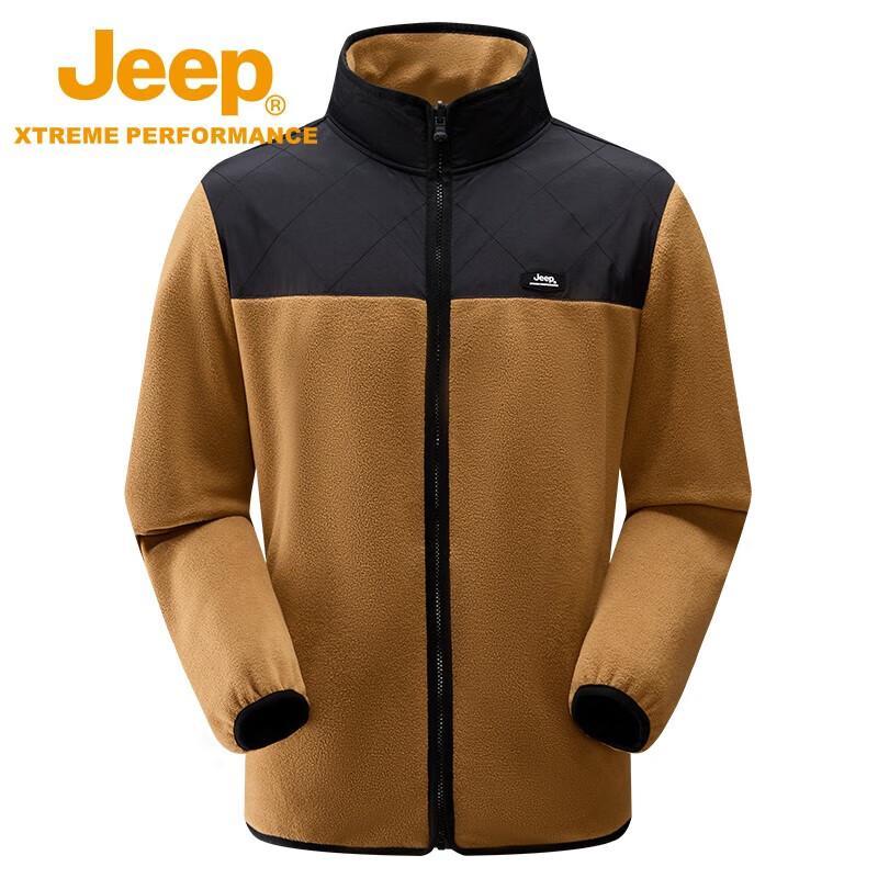 Jeep Men's Outdoor Warm Fleece Jacket