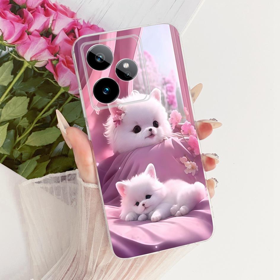 For Realme GT 7 Pro Case RMX5010 RMX5011 Luxury Dragon Lion Cartoon Soft Silicone Cover For Realme GT 7T GT7 7Pro Phone Case Bag