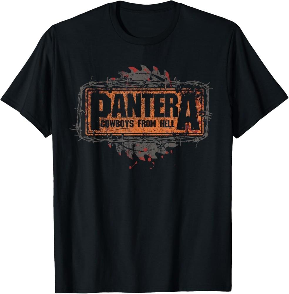 

Pantera Official Cowboys From Hell Saw Logo T-Shirt L