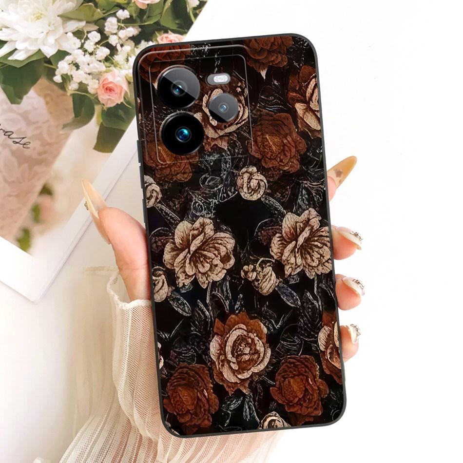 For Realme GT 7 Pro Cute Cat Flower Cartoon Phone Case For Realme GT7 Pro RMX5010 Shockproof Soft Silicone Covers Bumpers