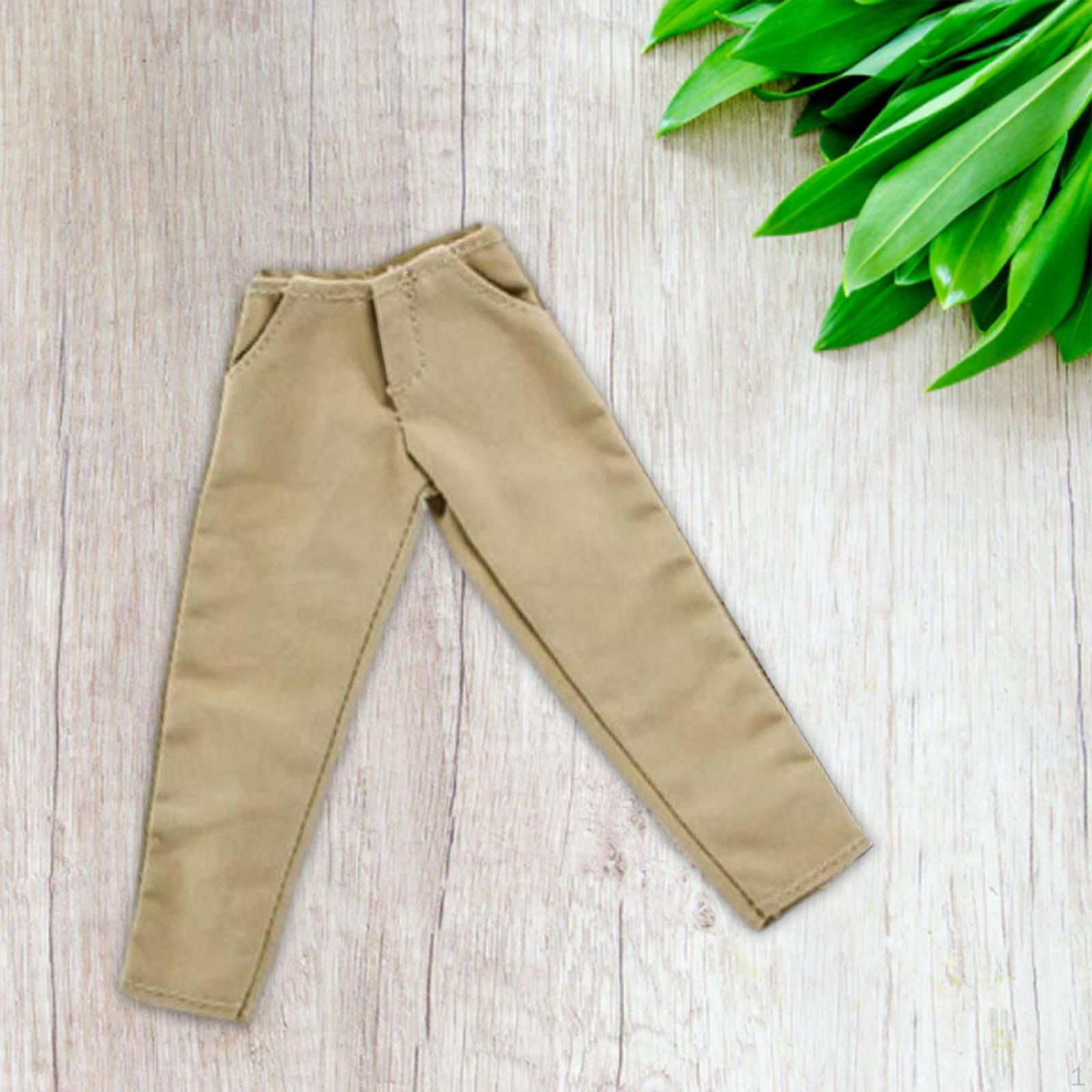 

1/12 Масштаб Повседневные Штаны Мужская Фигурка Костюм Куклы Одеваются Аксессуары Стильные Штаны хаки