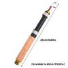 60cm Telescopic Mini Fishing Rod, Fishing Tackle Shrimp Fishing Rod, Ice Fishing Rod, Outdoor Winter Ice Fishing Rod