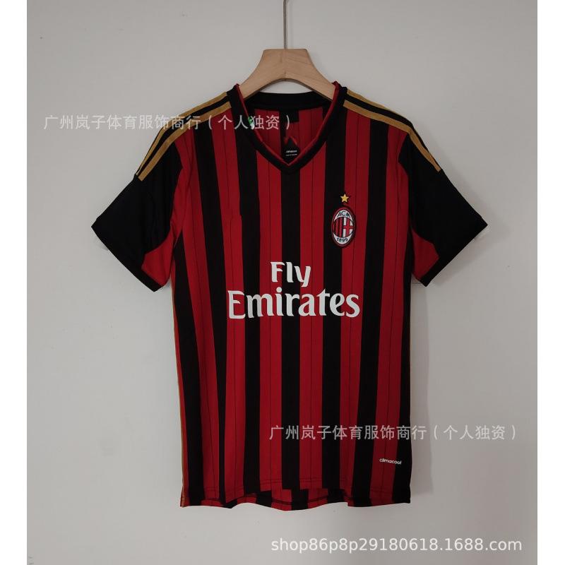 Vintage La Liga Santos, jersey Barcelona No. 10 Paris Portugal Inter Milan AC Brazil football jersey