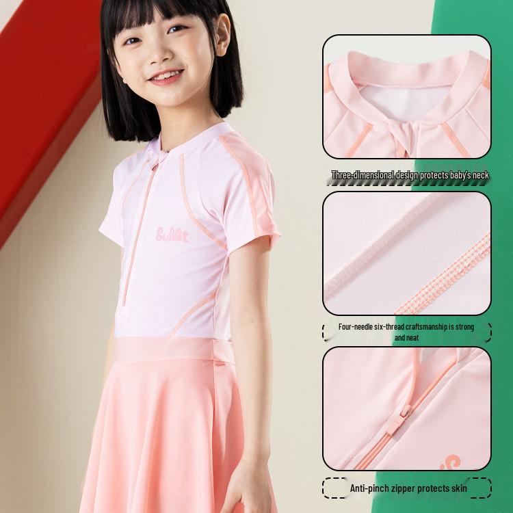 Girls' Professional Swimsuit for Training - 2024 New Autumn/Winter Collection