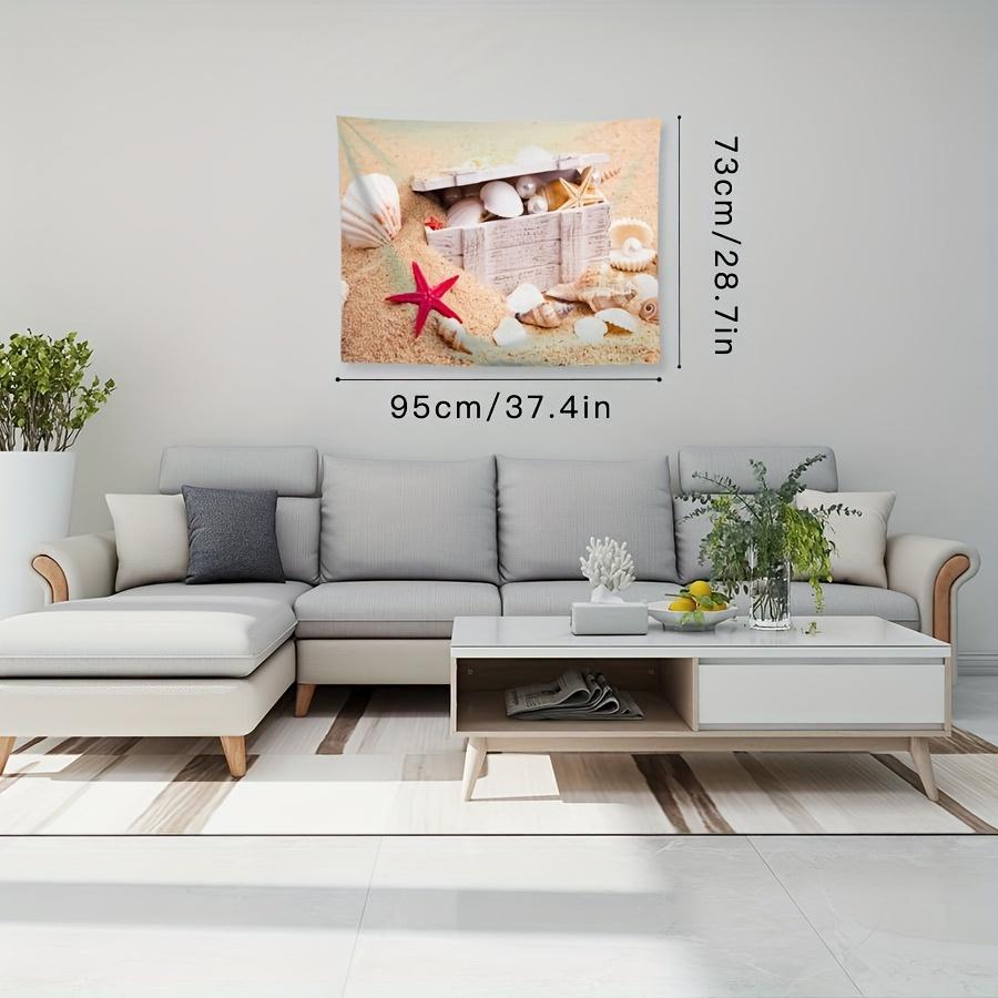 Beach Treasure Tapestry Bedroom Bedside Wall Hanging Tapestry Wall Decoration For Living Room Bedroom Home Decor