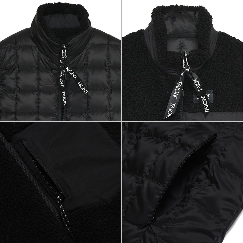 Taion Down Vest R002MB Olive X Dark Olive