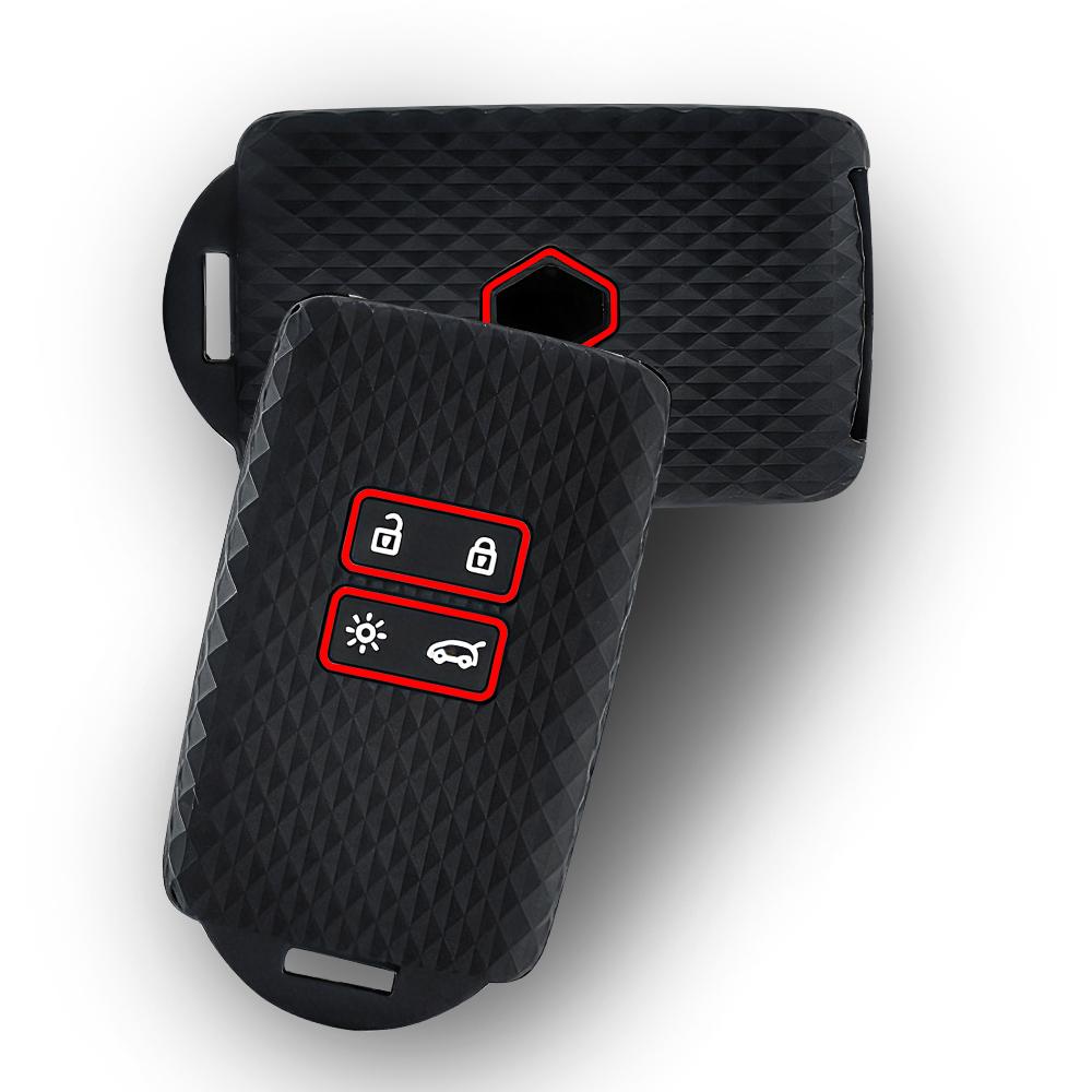 Silicone Key Case Cover For Renault Austral Captur Arkana Koleos Zoe Scenic Dacia Sandero Duster Logan Jogger Kadjar Clio Megane