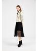 2024 Women's Exclusive PU Leather Motorcycle Jacket - Thin Short Design for Spring and Autumn