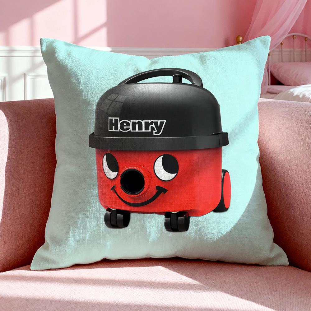 Brand H-Henry Hoover Cushion Cover Breathable Linen Pillowcase Summer Odorless Eco-Friendly Invisible Zipper Washable