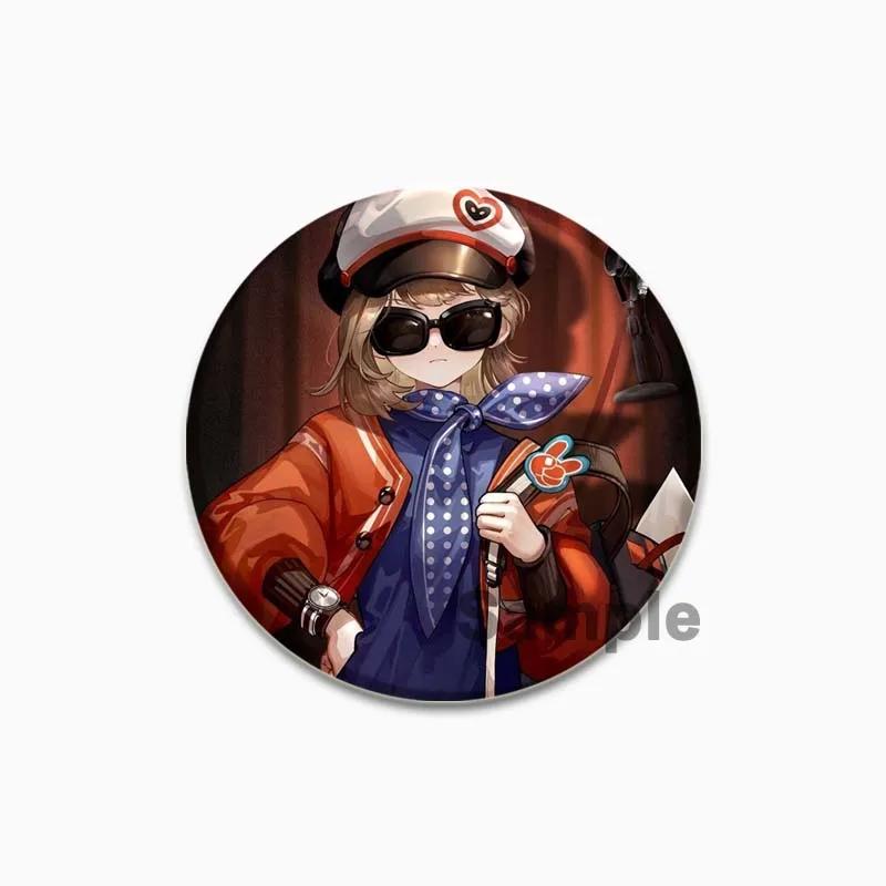 32/44/58mm Electronic Role Playing Games Badge Spathodea Ezra Desert Flannel Brooches Handmade Lapel Pins for Clothes Hat Backpack Jewelry
