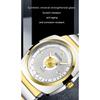 Men Square Quartz Wristwatch Stainless Steel Band Calendar Waterproof Business Male Gift Watch