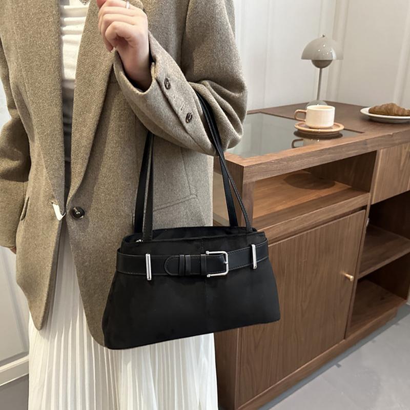 Yogodlns Fashionable Retro Large Capacity Simple Women's Shoulder Underarm Bag for Commuting And Work Casual Style Handbag