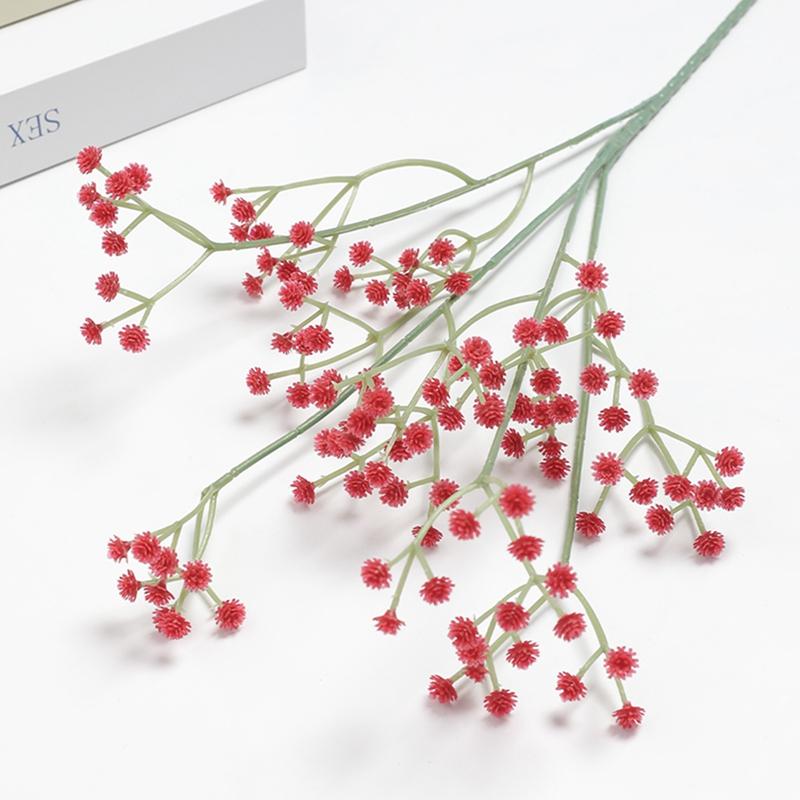 63cm Babies Breath Artificial Flowers Plastic Gypsophila Floral Bouquets for Home Room Decor Party Wedding Decoration Ornament