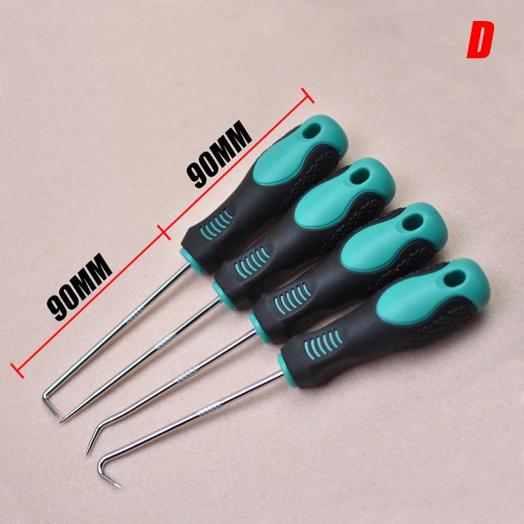 4ks/sada Auto Háček a Vytahovák Těsnění Odstraňovací Opravné Nástroje Sada Šroubováků Auto Gufero O-kroužek Těsnění Auto Příslušenství