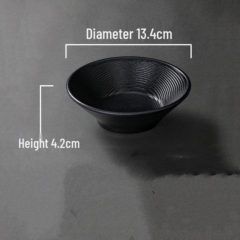 Cream Style Ceramic Conical Serving Bowl