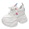 Fashion 10CM Autumn Platform Mesh Sneakers Women Breathable Tennis Female Vulcanized Shoes Spring Chunky Sneakers Sports Dad Shoes Woman