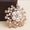 Women's Fashion Brooch Imitation Pearl Rhinestone Inlay Wedding Pin Jewelry Gift Exquisite Shiny Design for Wedding Dresses Formal Outfits