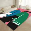 Fashion Creative Abstract Carpet for Living Room Sofa Home Decoration Large Rugs Non-slip Bedroom Bedside Coffee Table Floor Mat