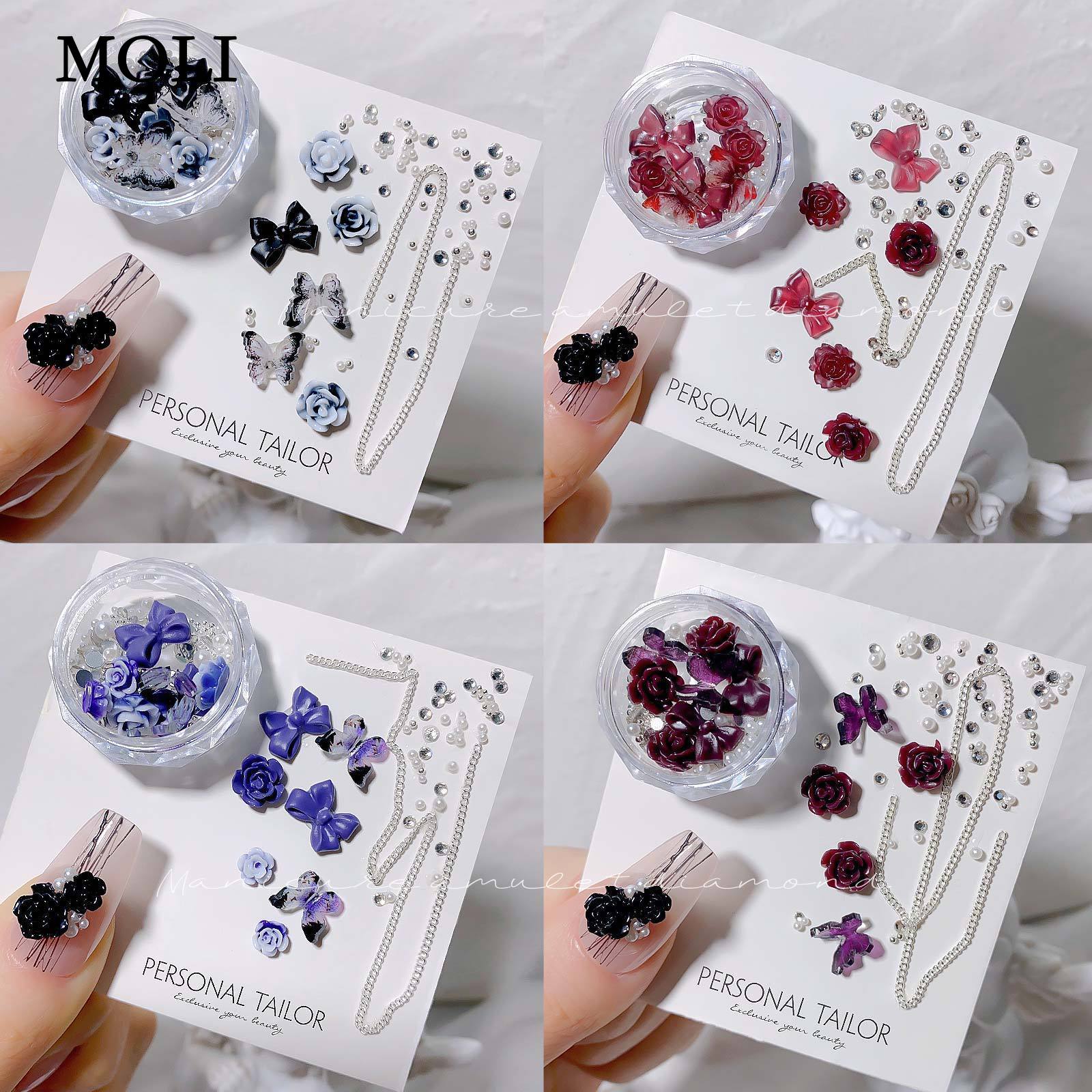 

Дизайн ногтей, сумка из материала камелии, украшения, маленький бантик из красной книжки, микс и сочетание, цветок-цепочка, аксессуары для ногтей с цветами