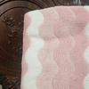 Coral Fleece Bath Towel Set: Thick, Double-Sided Absorbent, Soft, Lint-Free, Three-Color Wavy Design.