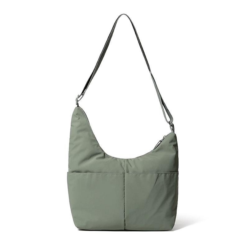 Multi-Pocket Sports Crossbody Bag Large Capacity Student Class Commuter Shoulder Bag