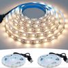 USB 5V LED Light Strips SMD2835 1M 2M 3M 5M White Warm White LED Strip Lights for TV Backlights Home Decor Tape Ribbon Lighting