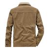 Men's Cross-Border Corduroy Lapel Jacket - Autumn/Winter Trendy Thickened Casual Coat