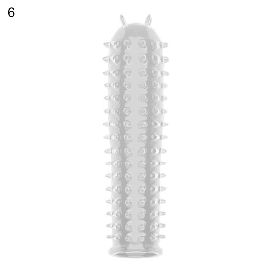 Penis Extension Cover High Toughness Easy Clean Practical Great Male Enlargement Sleeve Sexual Toy for Men