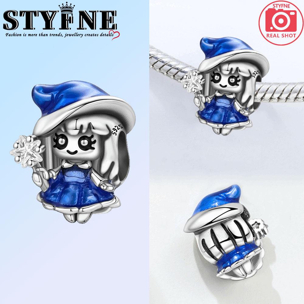 Copper Christmas Halloween Bell Magic Girl Charms Beads Fit Original Bracelet Necklace Fine Jewelry Women Diy Gifts