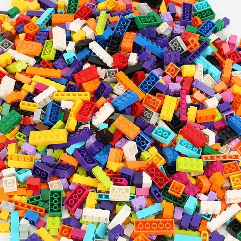 DIY Creative Building Blocks Lot Pack Set Urban Classic MOC Building Blocks Assembled Birthday Gifts Children's Educational Toys