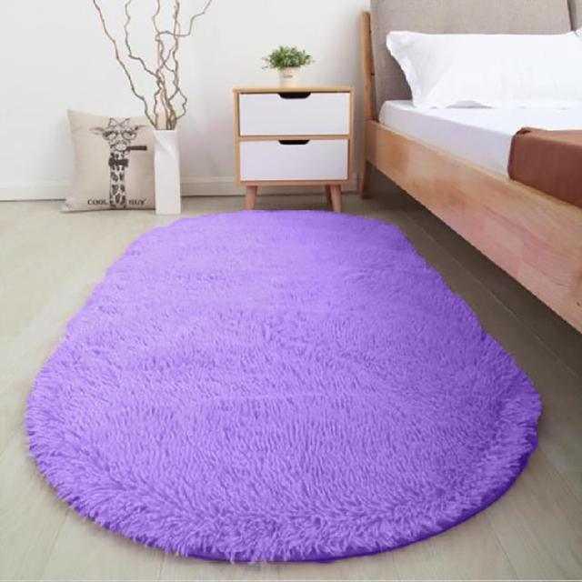 Tapete de pelúcia macio de pele de carneiro para quarto, almofada de lã de imitação, tapete de cabeceira de pelo longo, almofada de sofá, tapetes de pele para sala de estar