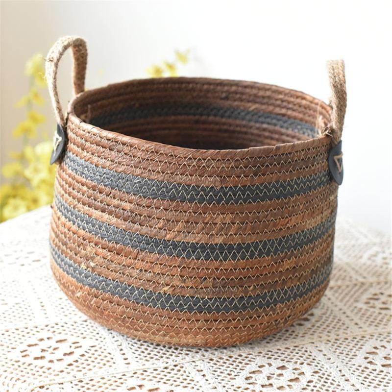 Durable and Portable Storage Basket Functional and Decorative Organizer Holder for a Well Ordered Living Environment