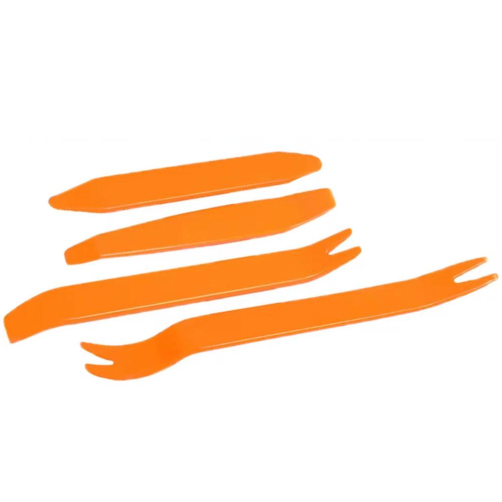 

4Pcs Car Removal Tool Car Radio Door Clip Panel Trim Dash Auto Radio Removal Pry Tool Automobile Interior Disassemble Kit