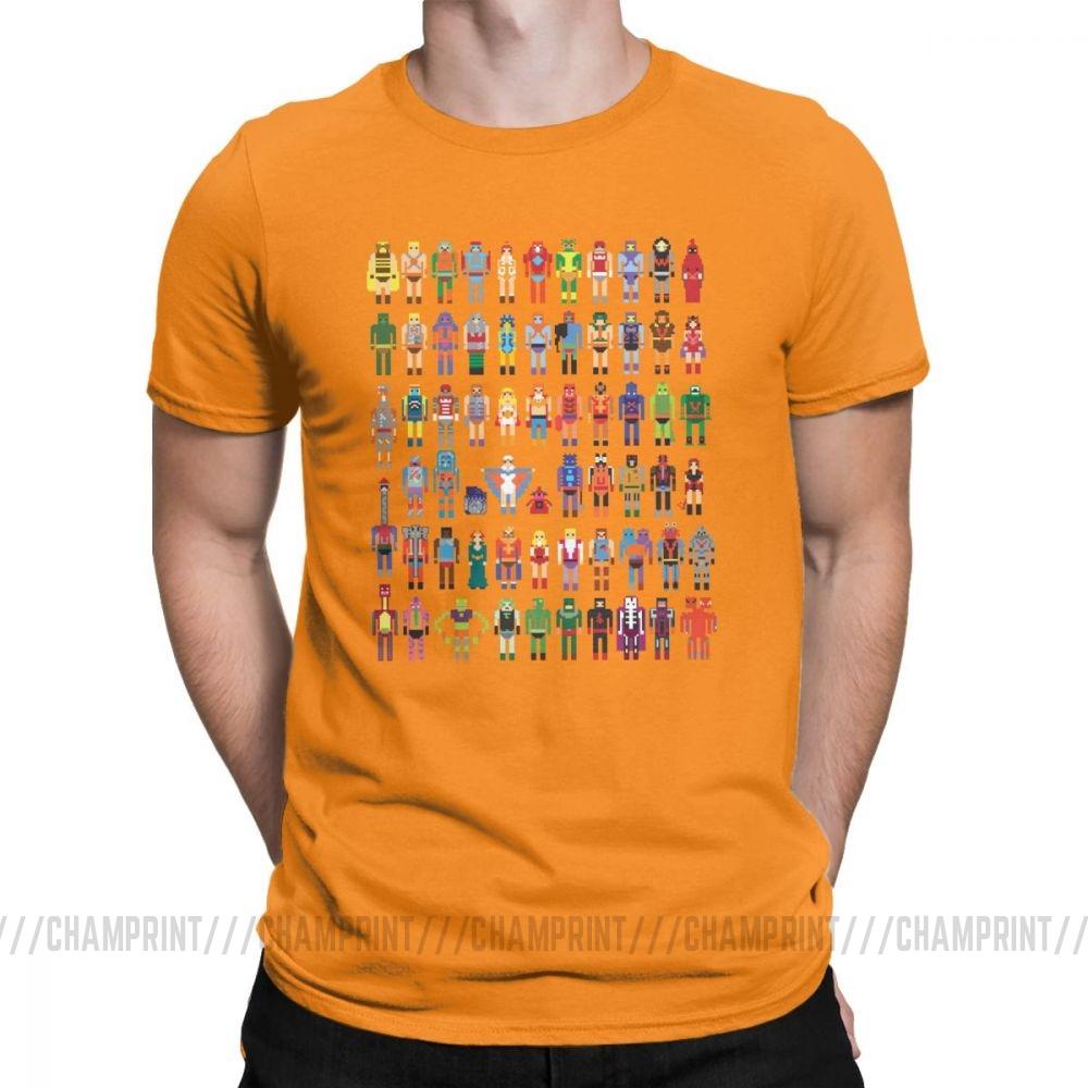 Vintage 8 Bit Of The Universe T Shirt Men O Neck Cotton T Shirt Short