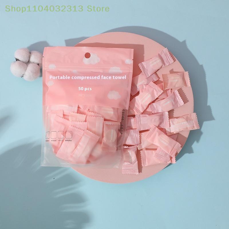 20/50PC Mini Magic Compressed Towels Disposable Capsules Face Care Tablets Outdoor Travel Cloth Wipes Paper Tissue Easy Clea