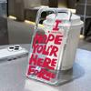 Graffiti Writing Pattern Clear Phone Case for iPhone 17 Pro Max 16 15 Pro 14 13 12 11 XR 17Air 16 Plus Silicone Cover