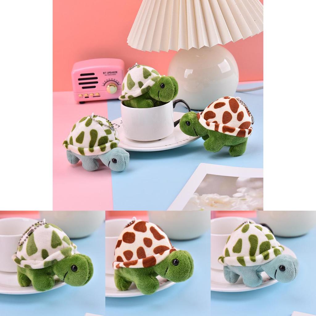 Adorable Plush Turtle Keychain Soft Stuffed Animal Bag Charm Cute Gift