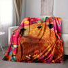 1pc Capybara, Floral Print Soft & Warm Polyester Knit Blanket, Digital Printed, All-Season Throw for Napping, Traveling, Sofa yy250906026
