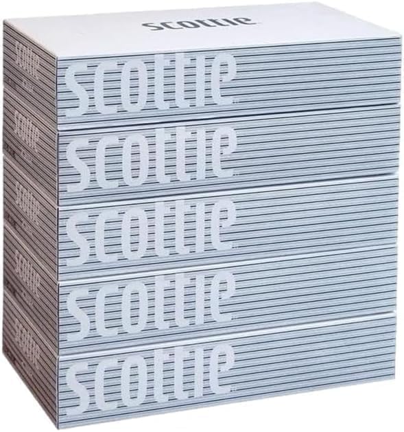 Scottie 400 sheets Value Pack Tissues, (200 pairs), 5-pack (bulk pack) - белый